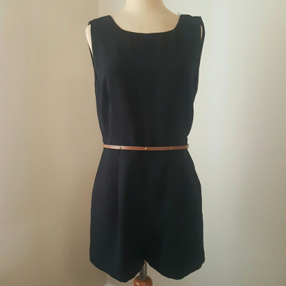 Romper with Lace detail in the back