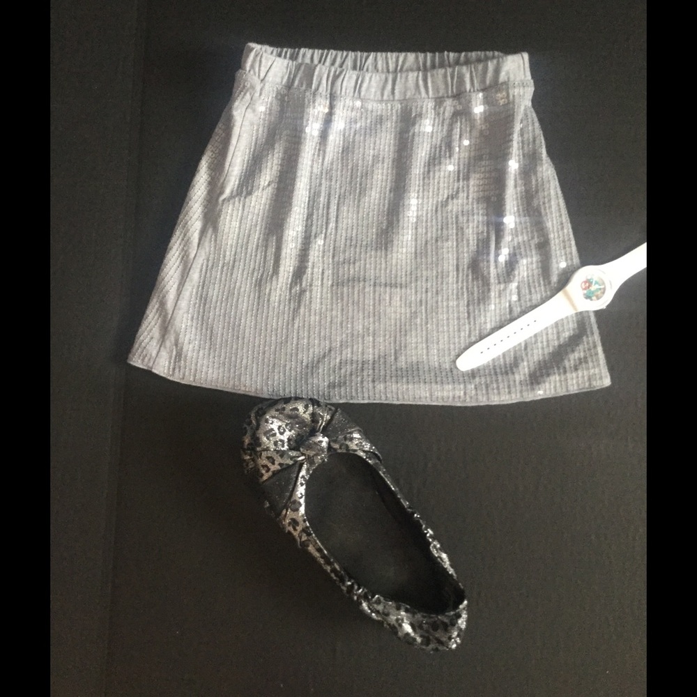 Girls sequined skirt
