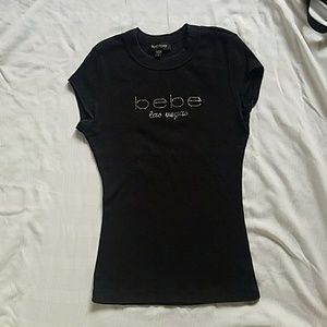 Set of 3 BEBE ribbed tshirts