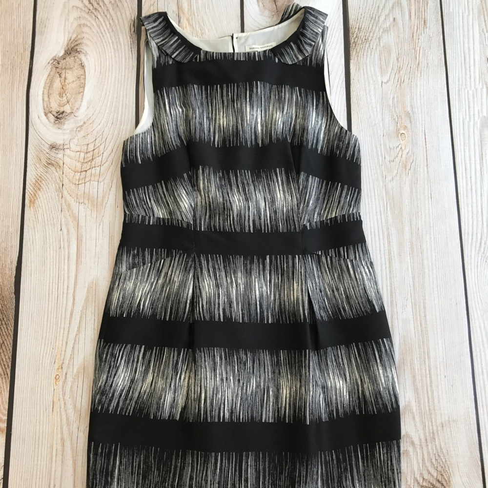 Banana Republic dress. Cream and black