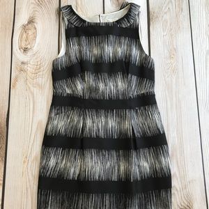 Banana Republic dress. Cream and black