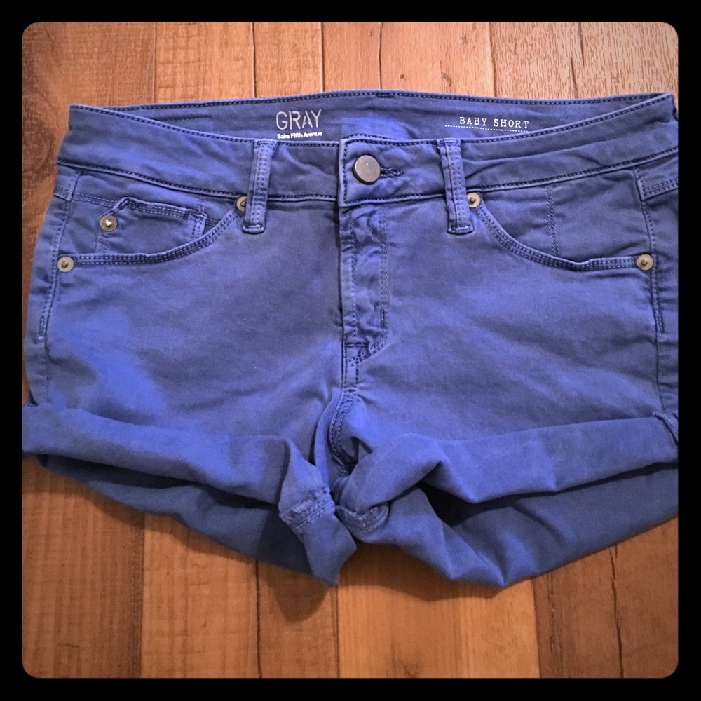 Saks Fifth Avenue GRAY shorts Size:27 perfect