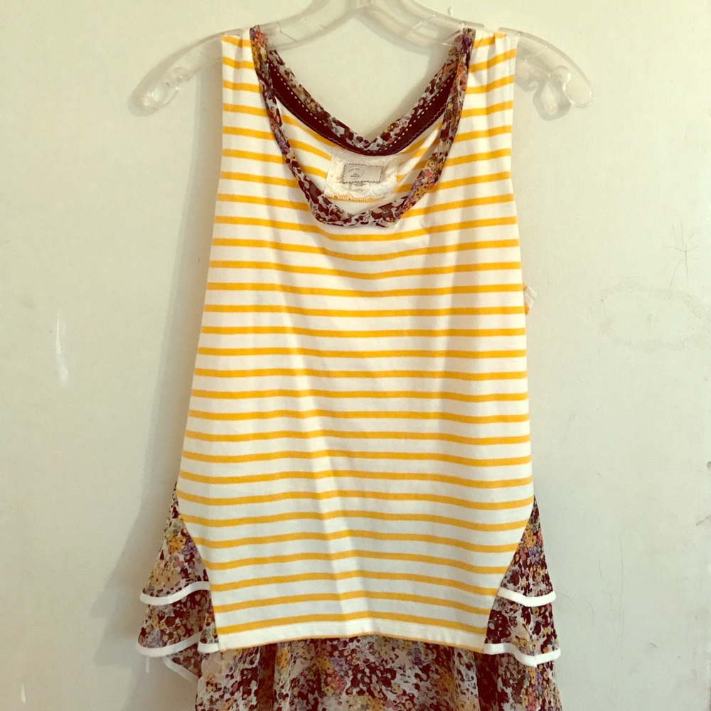Anthropologie striped tank top