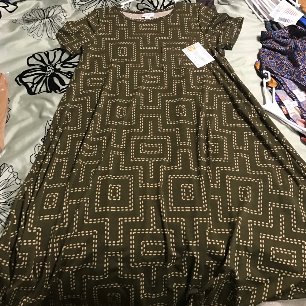 LuLaRoe Carly dress size xs