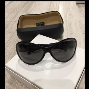 Authentic CHANEL Sunglasses in Black