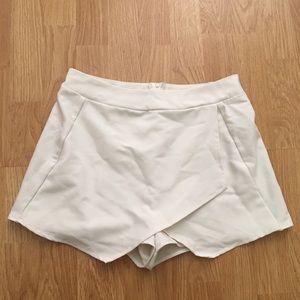 Zara inspired White Skort