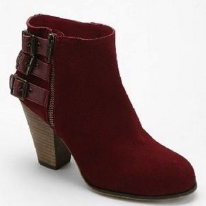 Kimchi Blue Triple Buckle Ankle Booties