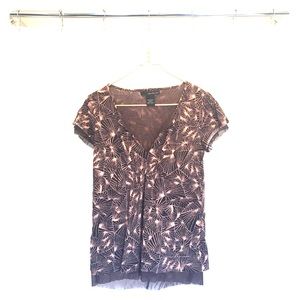 Calvin Klein Jeans Brown & Orange Top