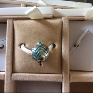 Silver & Green Christmas Ornament