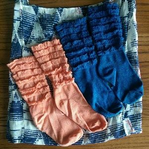 Free People Ruffle Socks - 2 Pairs