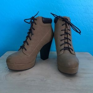 Charlotte Russe high heeled booties