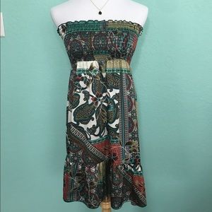 Better B cute sleeveless summer dress w/ruffle hem