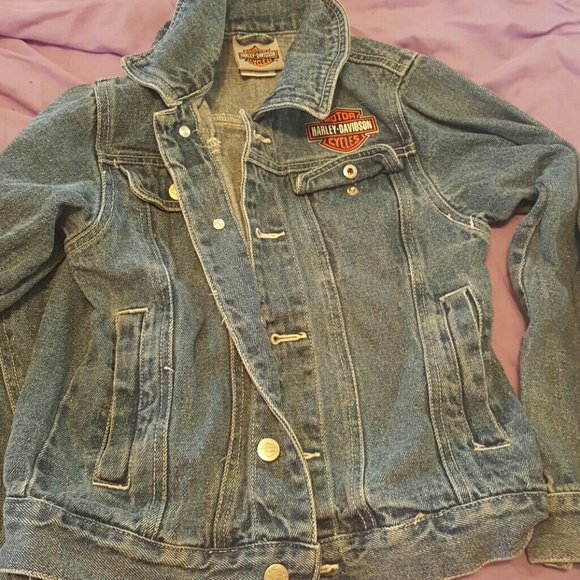 Boys 8/10 Harley Davidson jacket - Picture 1 of 2