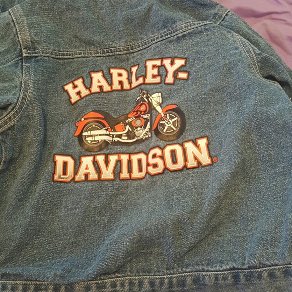 Boys 8/10 Harley Davidson jacket - Picture 2 of 2
