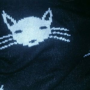Juniors Plus Kitty Sweater