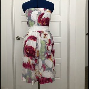 Banana Republic Strapless A-line Dress Sz 8