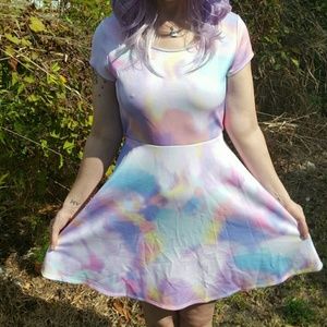 Pastel Skater Dress