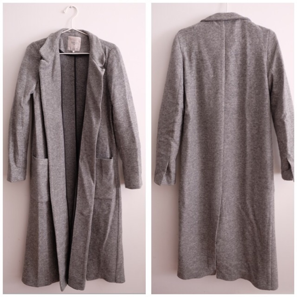 Zara like new longline long  jacket Medium