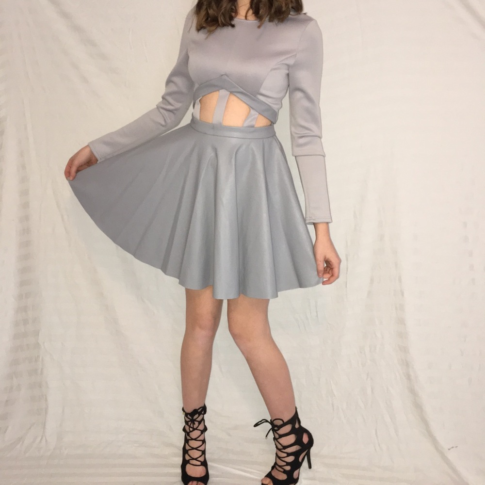 PURPLISH GRAY DRESS 💜