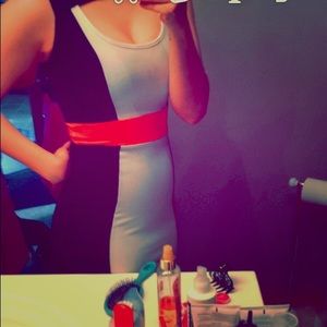 Charlotte Russe black and white dress size S