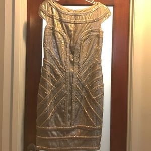 Tadashi Shoji dress.