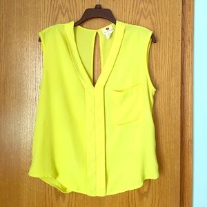 Sheer sleeveless blouse