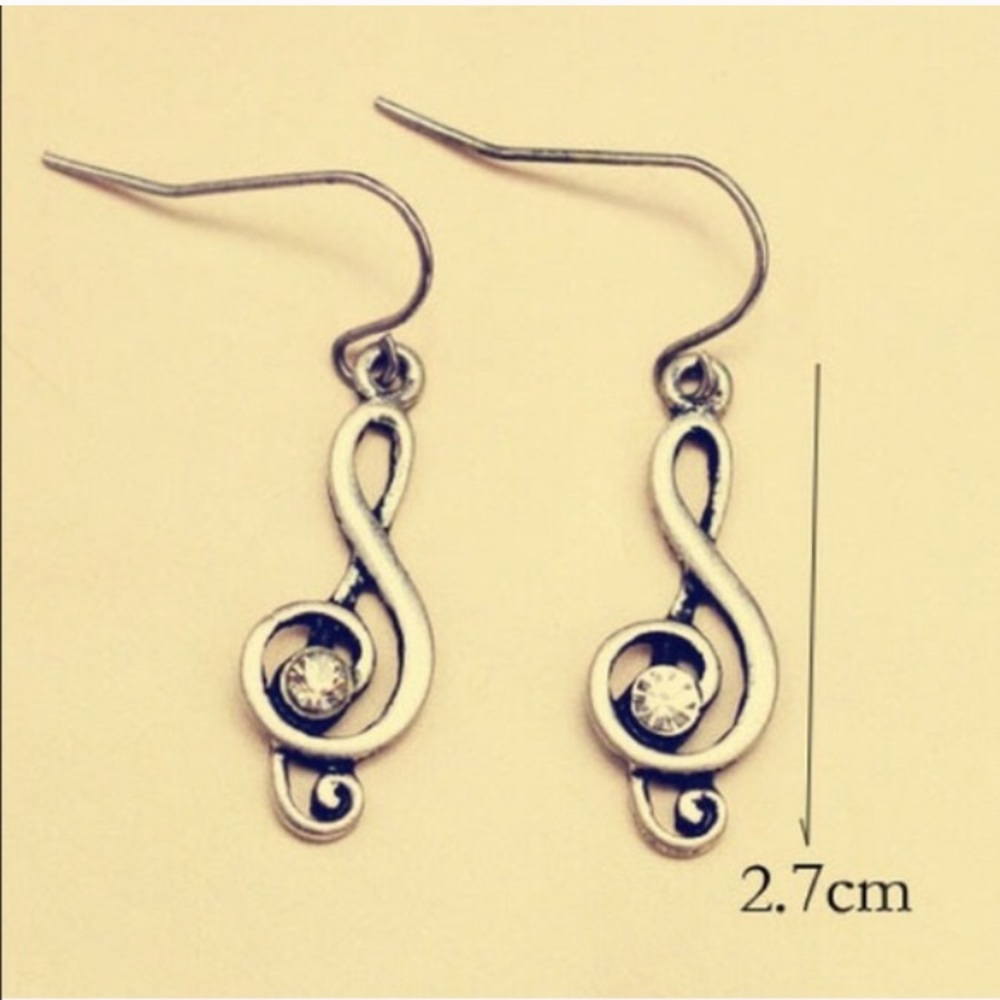 Music Note Earrings - Picture 5 of 6