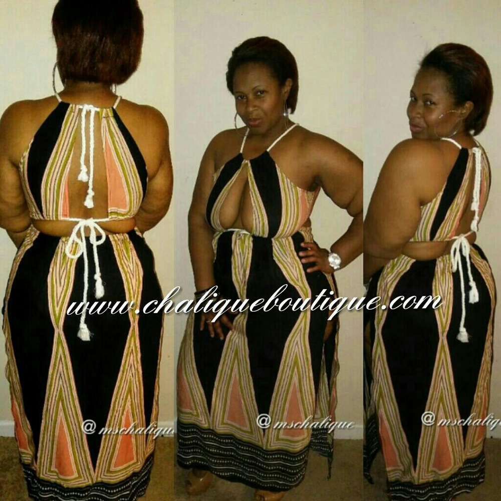 Ethnic print dress/wrap