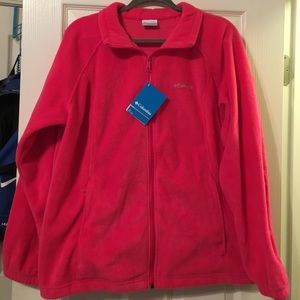 Columbia fleece zip up jacket