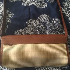 Hermes barenia crinoline pouch/ shoulder bag