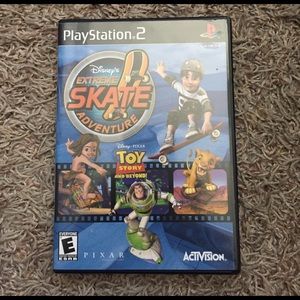 Playstation 2 game "extreme skate adventure"