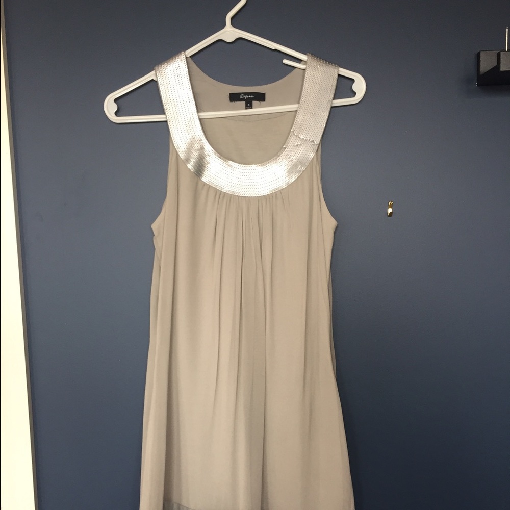 Silver Express razorback dress