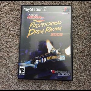 playstation 2 game "professional drag racing"
