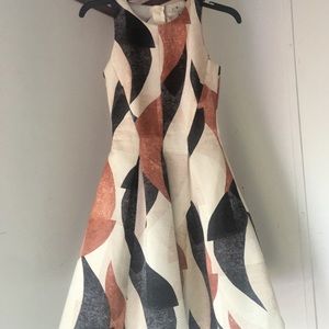 H&M vintage print dress, fits size 2/4