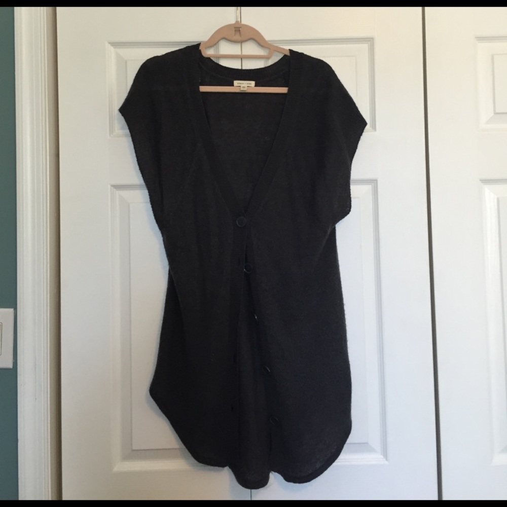 Silence and Noise Drapey Wool Hobo Vest