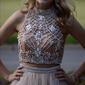 Sherri Hill 2 piece prom dress size 0