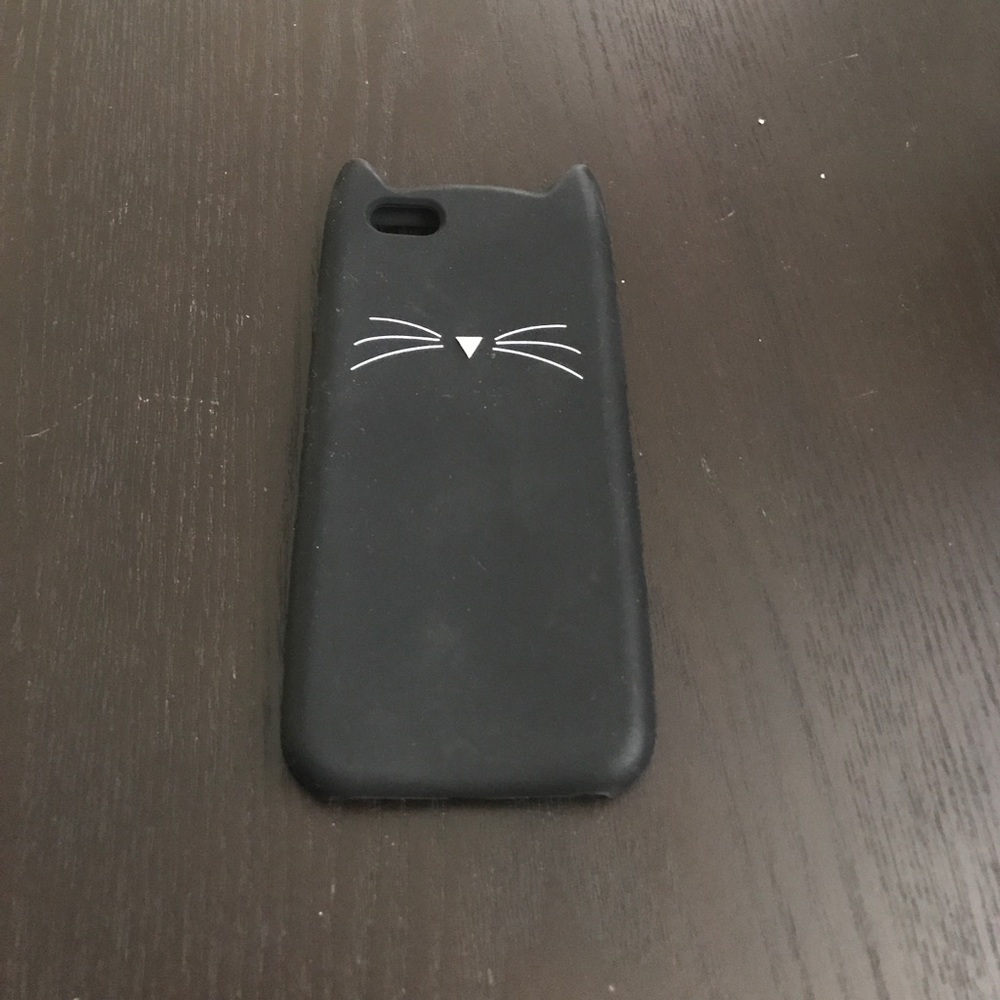 black kitty iPhone6 case