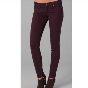 SOLD OUT, rare PAIGE skyline Peg skinny jeans.