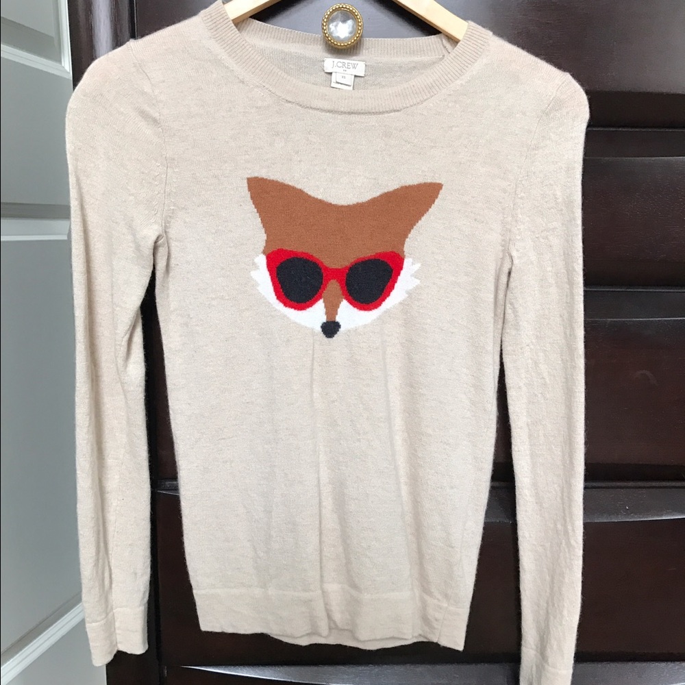 J Crew Factory Fox Sweater XS