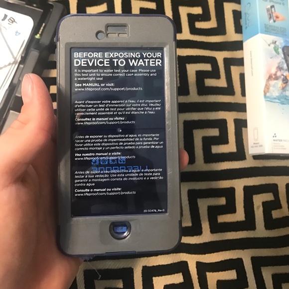 ‼️Blue/grey Lifeproof nuud cases‼️iPhone 6/6s‼️ - Picture 2 of 8