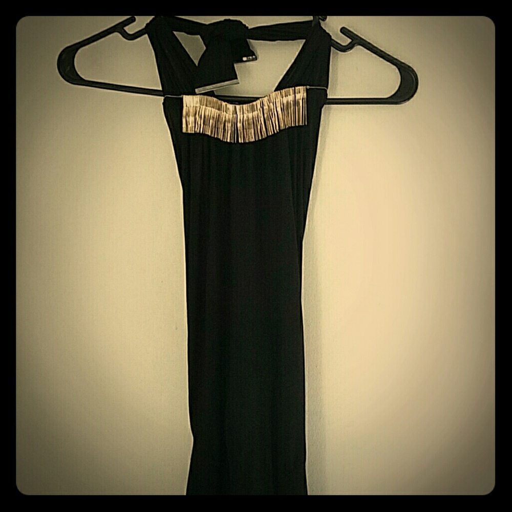 Long black Fendi dress