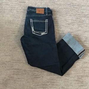 BKE denim Sabrina capris