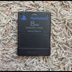 Playstation 2 memory card, 8MB card