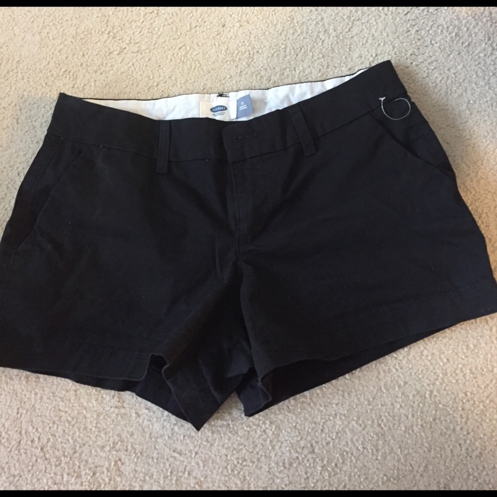 black dress/casual shorts