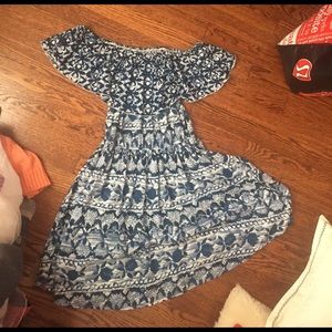 off the shoulder dress