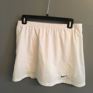 Nike White Tennis Skort/Skirt