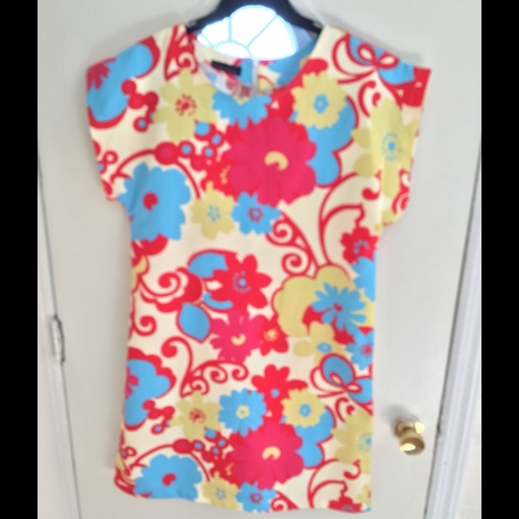 Vintage floral shift dress - Picture 2 of 5