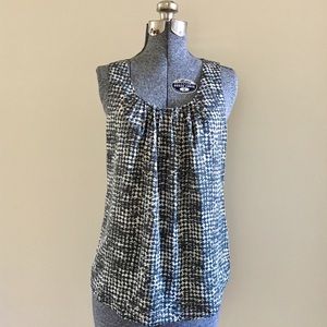 Silk Halogen geometric print tank