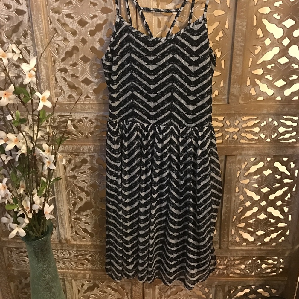 Black and white dress