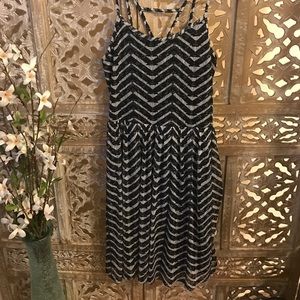 Black and white dress